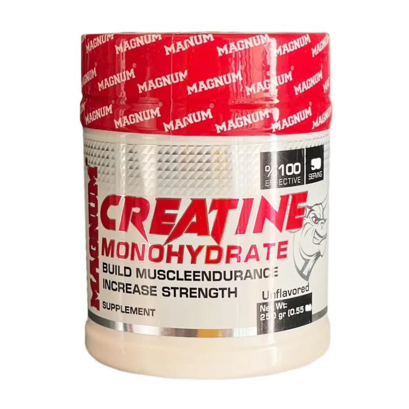 پودر کراتین مونوهیدرات مگنوم 250 گرم Magnum Creatine Monohydrate Powder