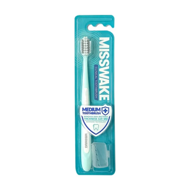 مسواک میسویک مدل Clinical سبز با برس متوسط Misswake Clinical Medium Toothbrush