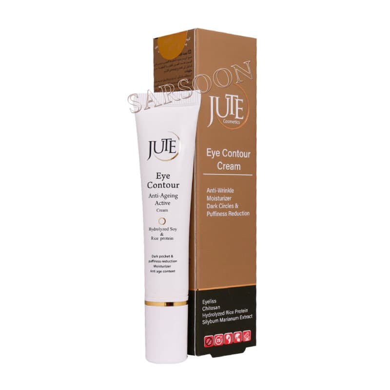 کرم دور چشم ضد چروک پف و تیرگی ۱۵ میلی لیتر ژوت Jute Eye Contour Cream