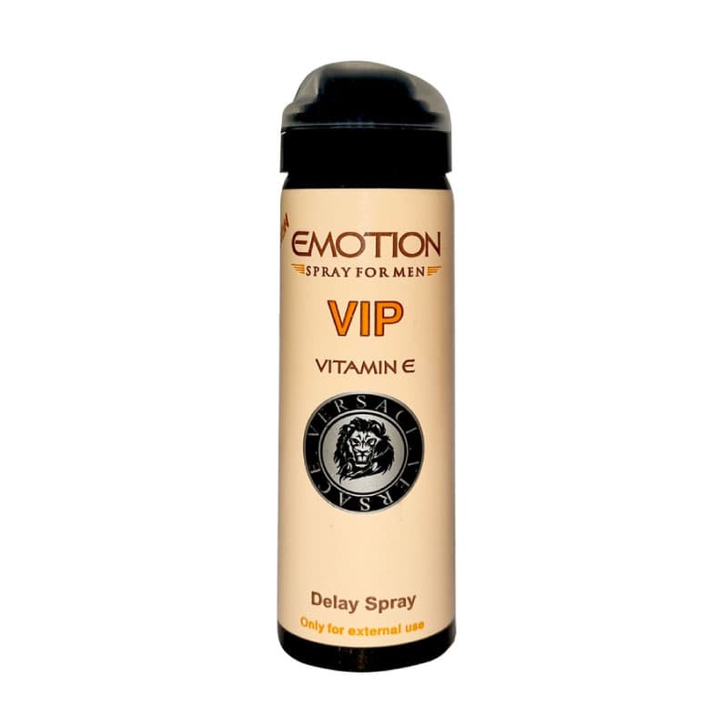 اسپری تاخیری VIP ایموشن حاوی ویتامین ای ورساچه Emotion Delay Spray For Men With Vit E