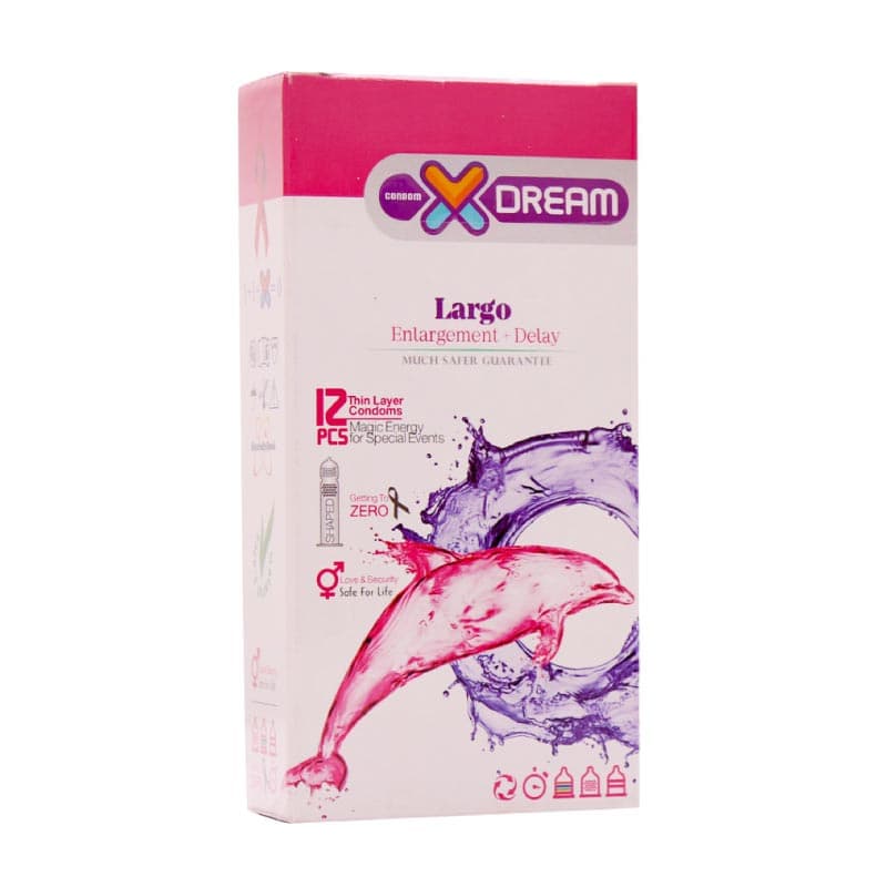 کاندوم بزرگ کننده لارگو ایکس دریم 12 عدد X Dream Largo Condom