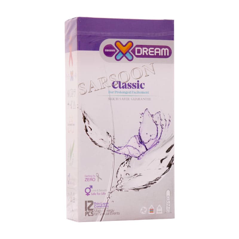 کاندوم ساده کلاسیک ایکس دریم 12 عدد X Dream Classic Condom