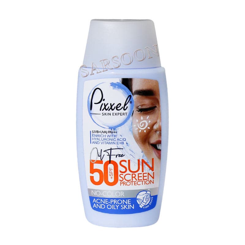 کرم ضد آفتاب SPF50 پیکسل پوست چرب، بی رنگ 50 میلی لیترSun cream SPF50 pixel oily skin, colorless