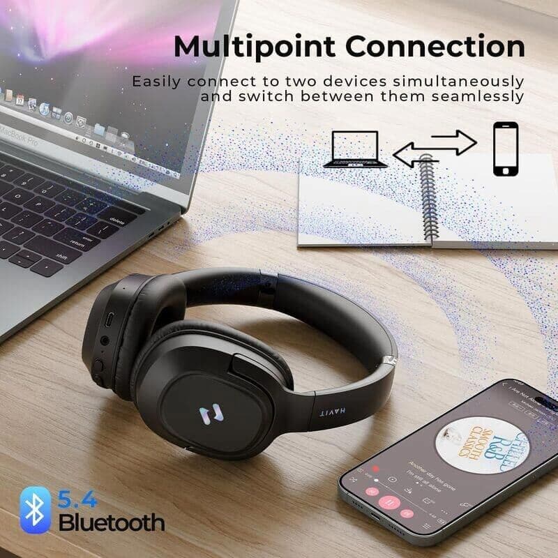 هدفون بلوتوثی هویت H612BT Pro — تصویر ۶