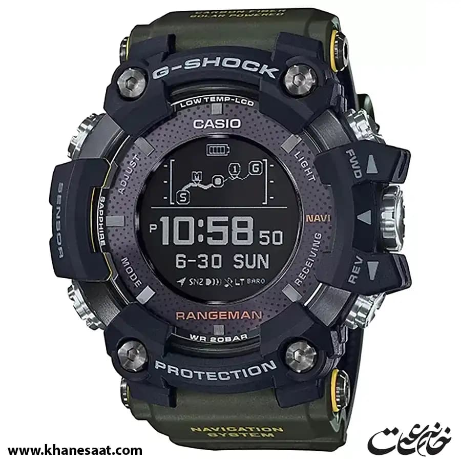 ساعت مچی مردانه کاسیو جی شاک اصل مدل GPR-B1000-1B — تصویر ۲