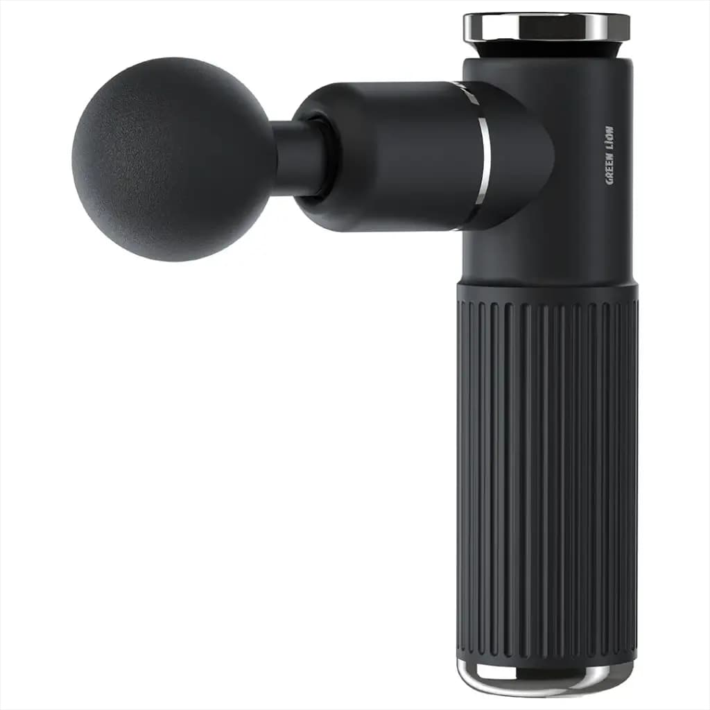 ماساژور تفنگی گرین لاین مدل Green Lion Muscle Massage Gun 10 Heads GNMSG23GUNBK | ماساژور عضلانی حرفه‌ای شارژی