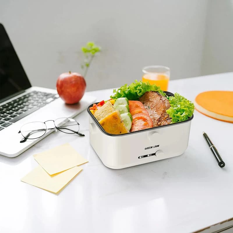 ظرف غذای برقی گرین لاین مدل Green Lion Lunch Mate GLB-15 | گرم‌کن غذای قابل حمل 1.5 لیتری — تصویر ۵
