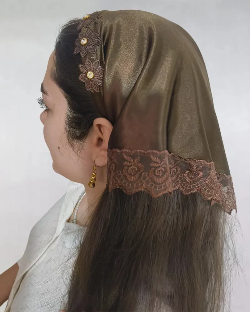مینی اسکارف تل دار