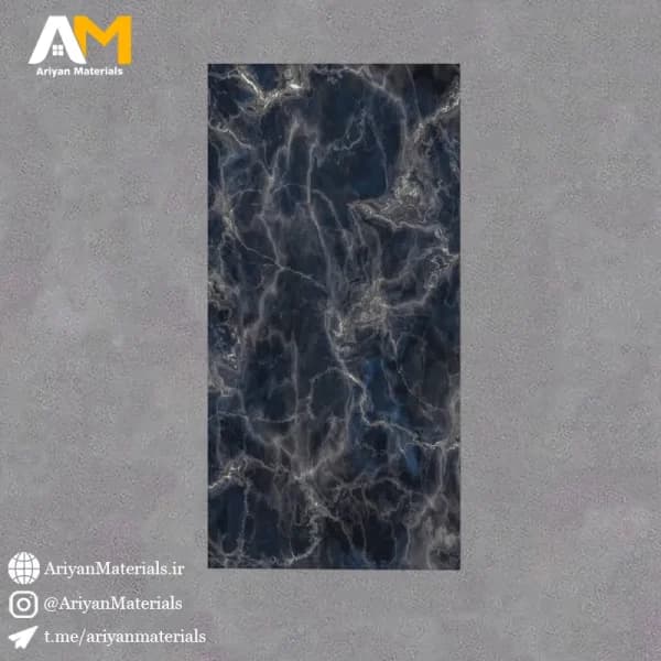 سرامیک دیواری طرح وستا آبی سرمه ای
