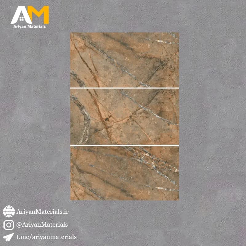 سرامیک دیواری طرح سیروس قهوه ای