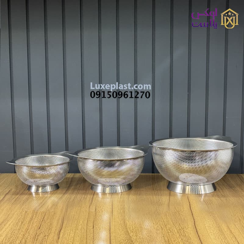 آبکش استیل یونیک قطر 18 کد 4094 — تصویر ۵