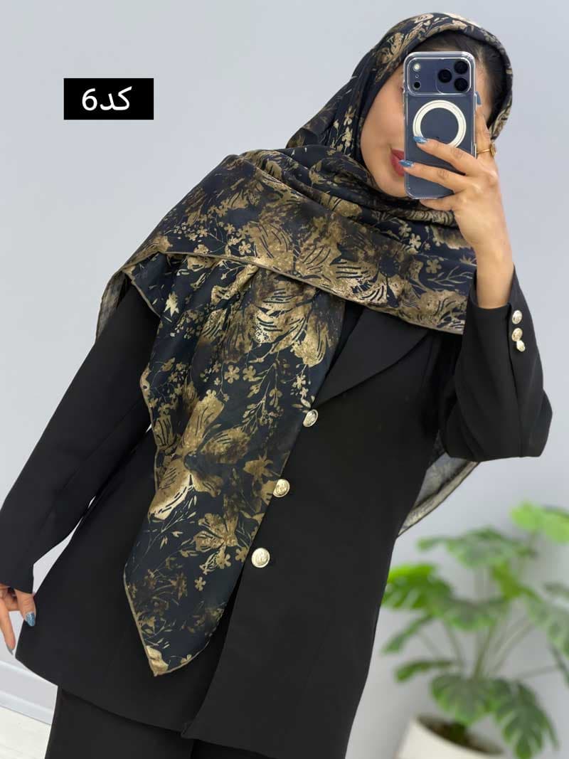 روسری طرحدار آتنه کد 207113 — تصویر ۳