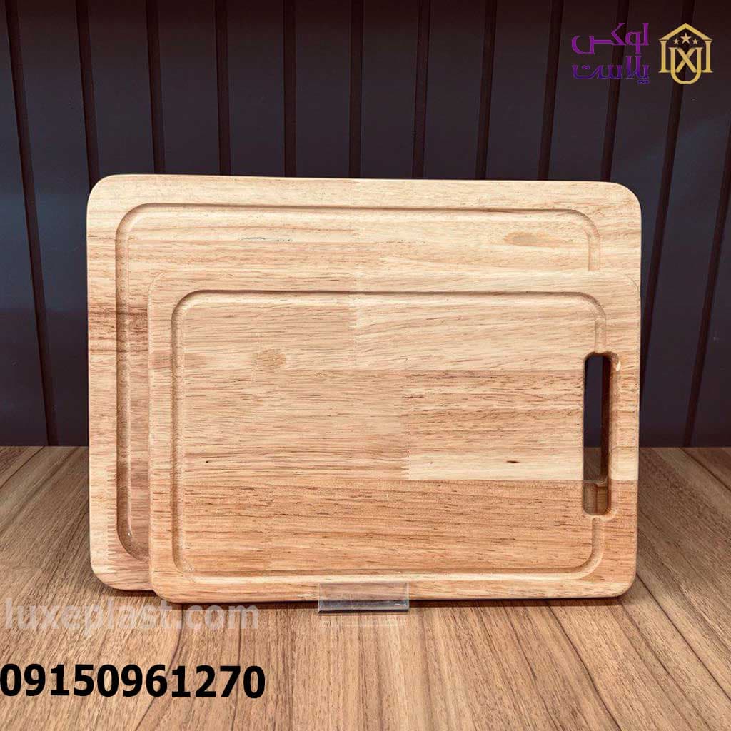 تخته گوشت چوبی مستطیلی نایس وود در 2 سایز — تصویر ۶