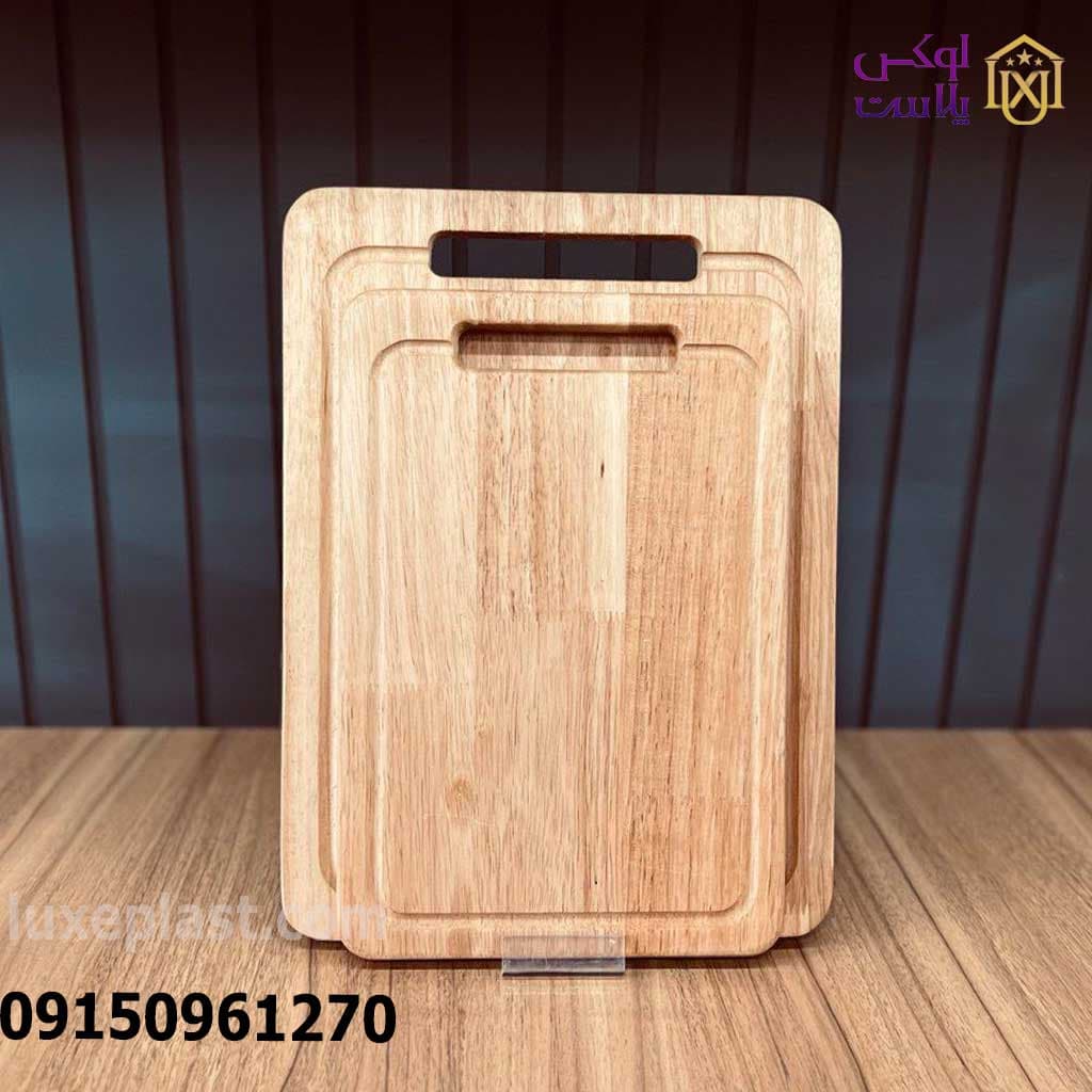 تخته گوشت چوبی مستطیلی نایس وود در 2 سایز — تصویر ۴