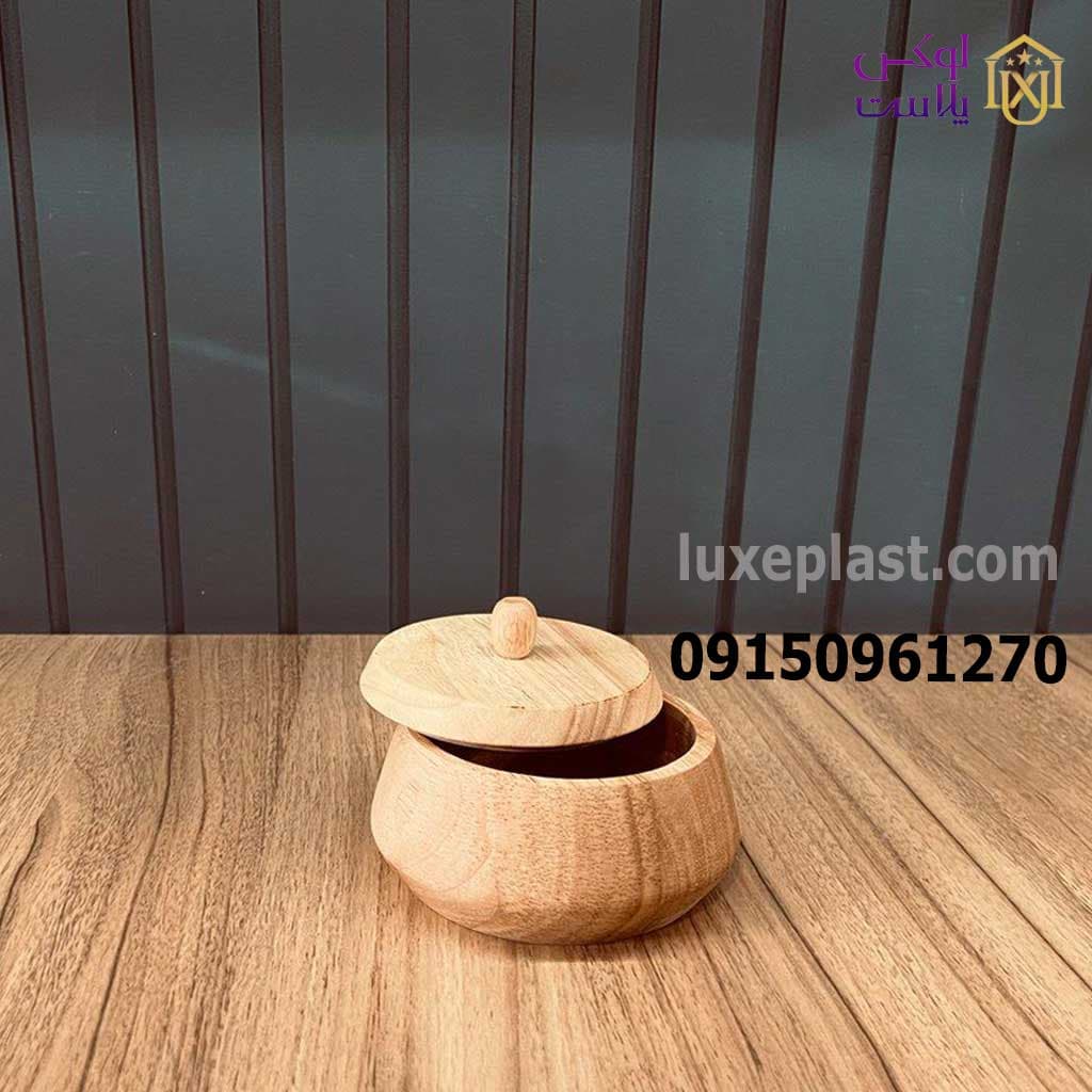 قندان چوبی مدل مخروطی 581 نایس — تصویر ۲