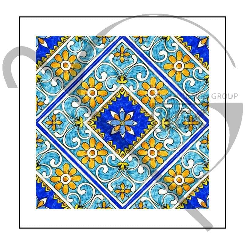 کاشی سبک اسلیمی طرح سنتی ایرانی کد T201