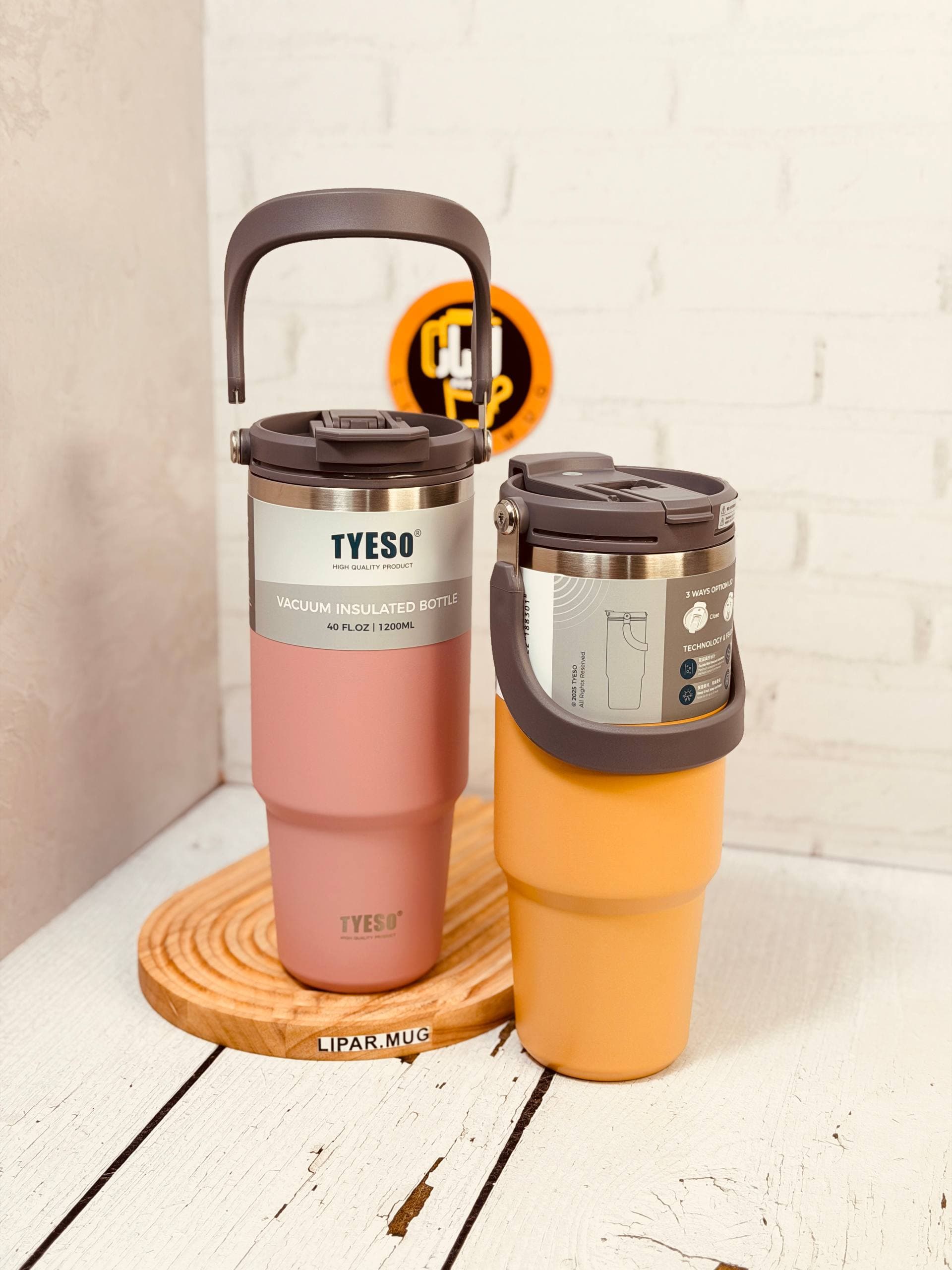 تراول ماگ دوحالته 1200 میل تایسو درب مات کد TS_8830 — تصویر ۸