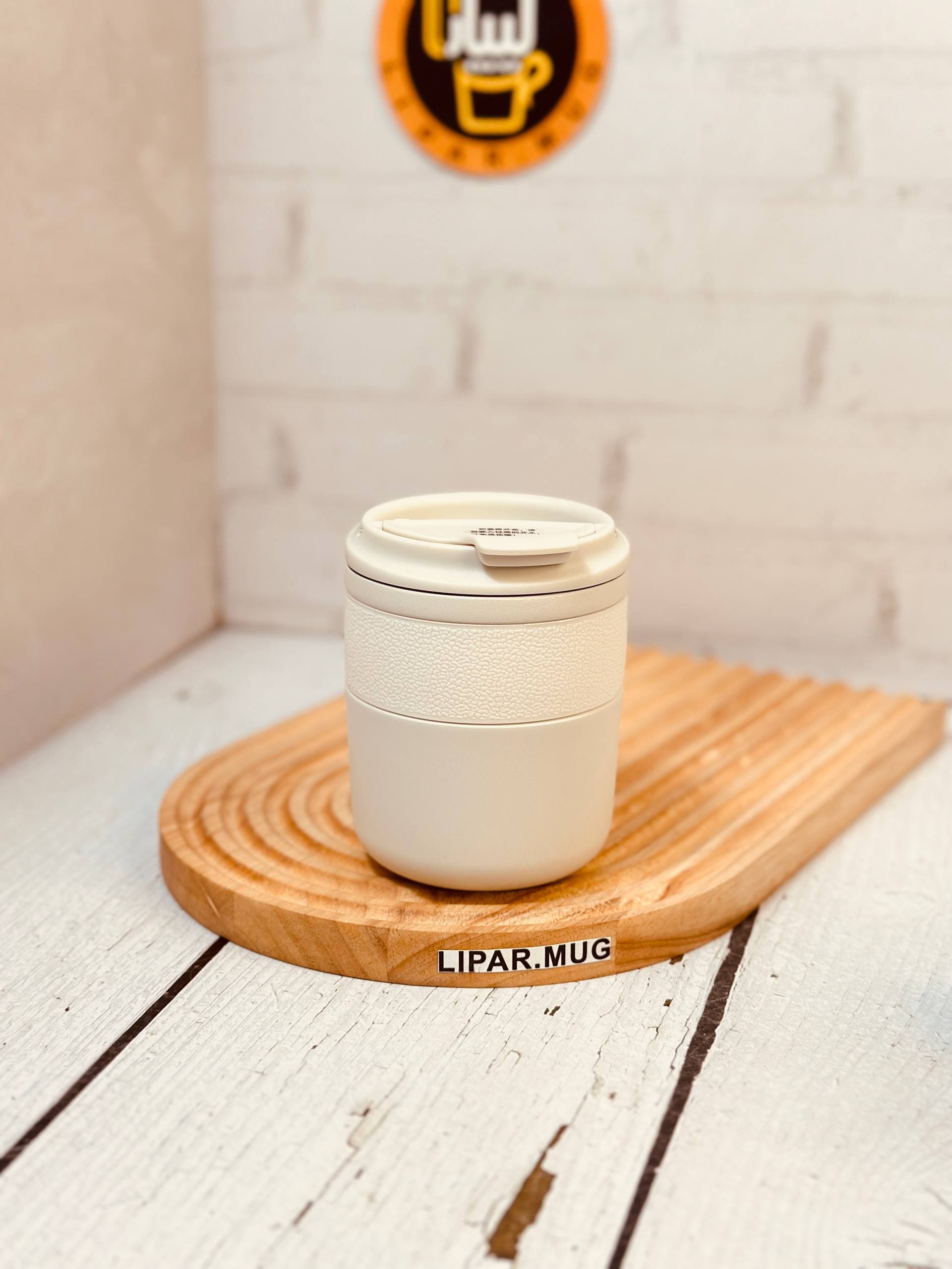 تراول ماگ دورچرمی لبه کج کوچک کد 7291 — تصویر ۴