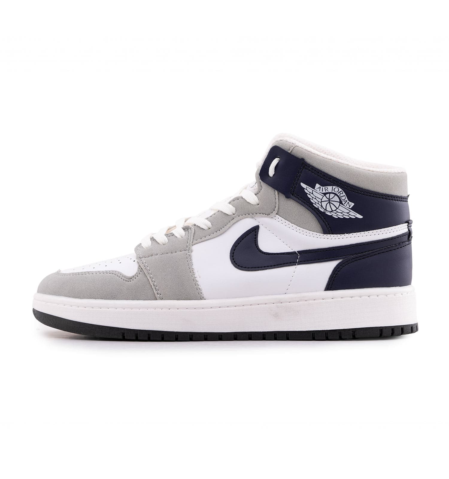 کفش مردانه روزمره چرم مصنوعی سفید طوسی Nike کد 50719 — تصویر ۵
