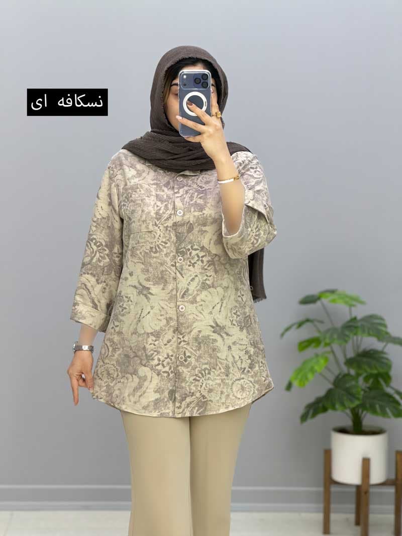 شومیزمانتویی یقه مردانه شانتون هرمانا کد 329909 — تصویر ۷