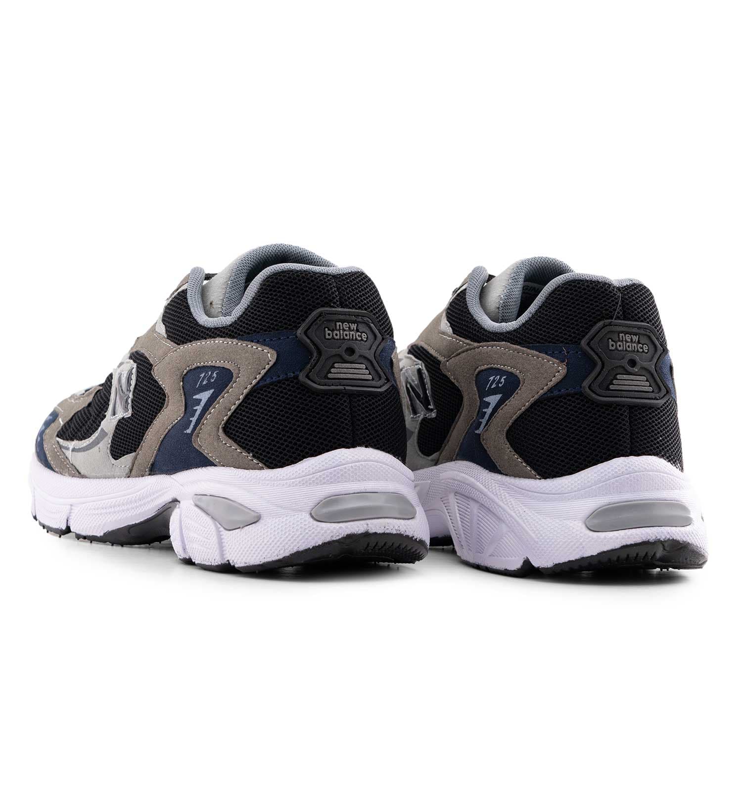 کفش مردانه اسپرت چرم مصنوعی سرمه ای سفید New Balance کد 50681 — تصویر ۴