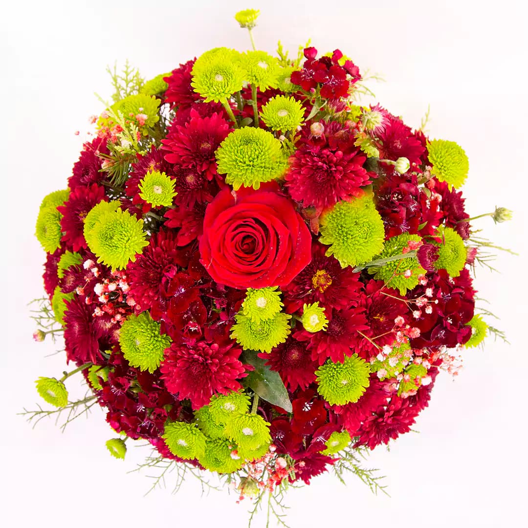 باکس گل داوودی و رز کد25471 — تصویر ۳