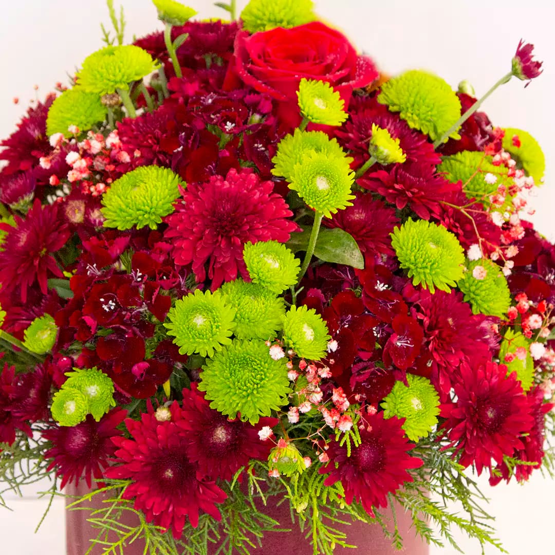 باکس گل داوودی و رز کد25471 — تصویر ۲