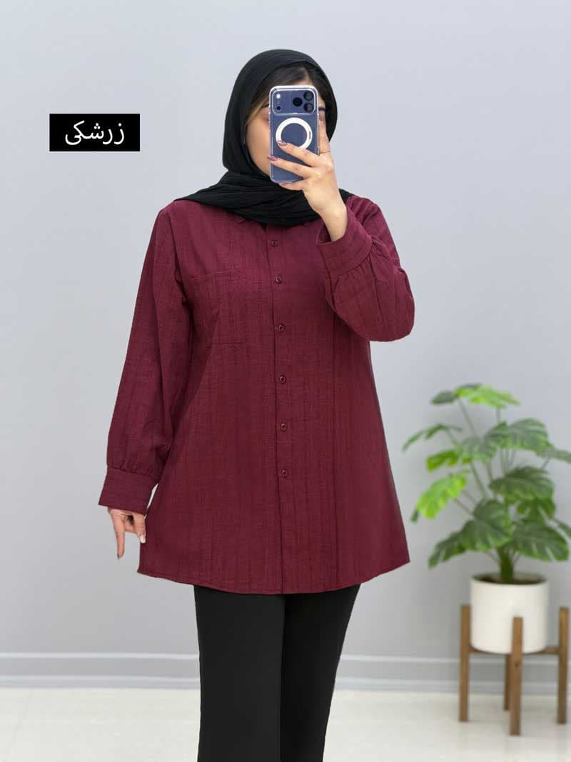 مانتو جلو دکمه شانتون گلارین کد329910