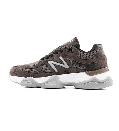 کفش مردانه اسپرت چرم مصنوعی ذغالی New Balance کد 50774