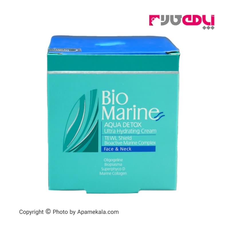 کرم رطوبت رسان بایومارین مدل aqua detox مناسب انواع پوست حجم 50 میل — تصویر ۲