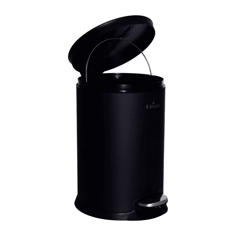 سطل زباله 12 لیتری مشکی یونیک 4220 — تصویر ۵