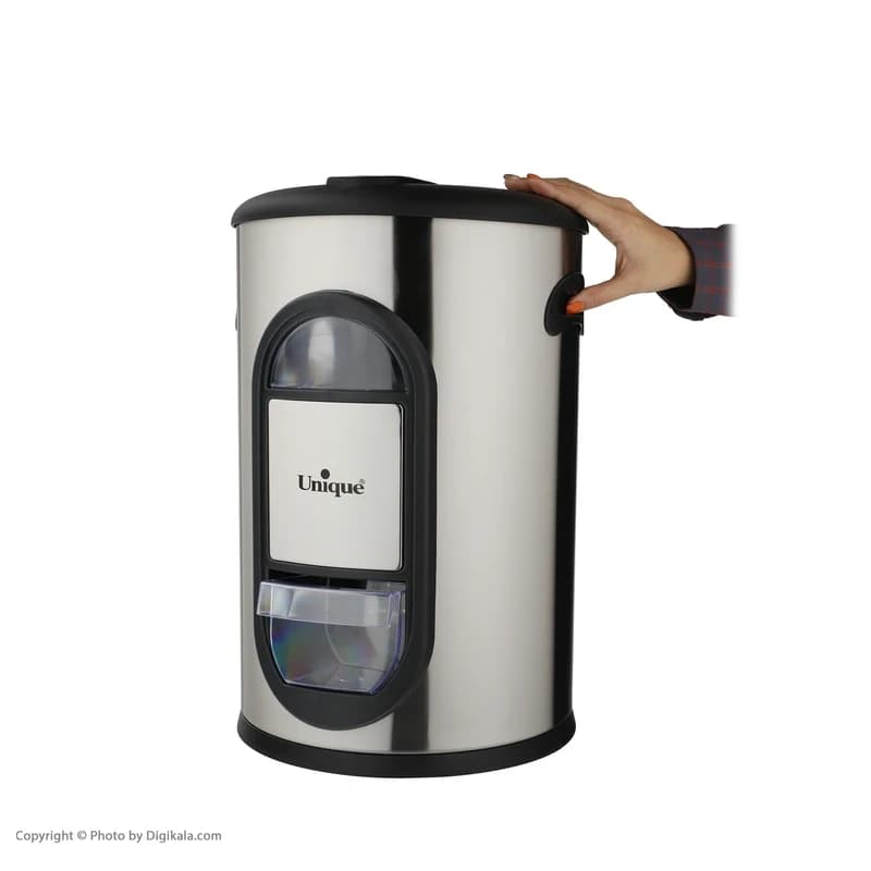 سطل برنج 10 کیلویی استیل یونیک مدل 4440 (پیمانه دار) — تصویر ۳