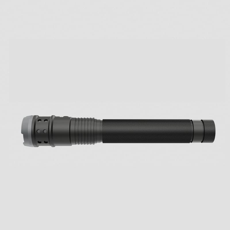 چراغ قوه پلیسی پرودو مدل pd-ls18wfl | فلش لایت PORODO ا Porodo Slim Outdoor Flashlight High Intensity Light 1200 lumens