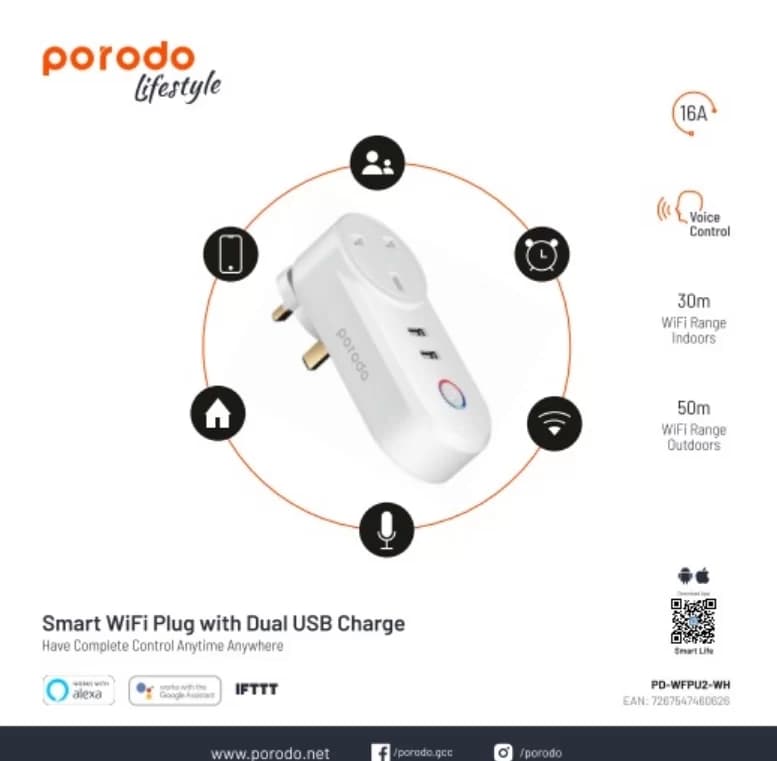 افزایش دهنده سیگنال وای فای پرودو مدل wfpu2 | اکستندر wifi کنترلر ا wifi Signal Extender porodo — تصویر ۴