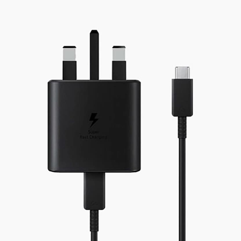 شارژر دیواری اصلی سامسونگ مدل 25W PD USB-C بهمراه کابل تایپ سی