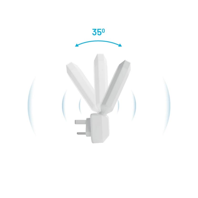 افزایش دهنده سیگنال وای فای پرودو مدل 24GWFE ا Porodo 2.4GHz Wifi Signal Extender 300MBPS UK — تصویر ۲