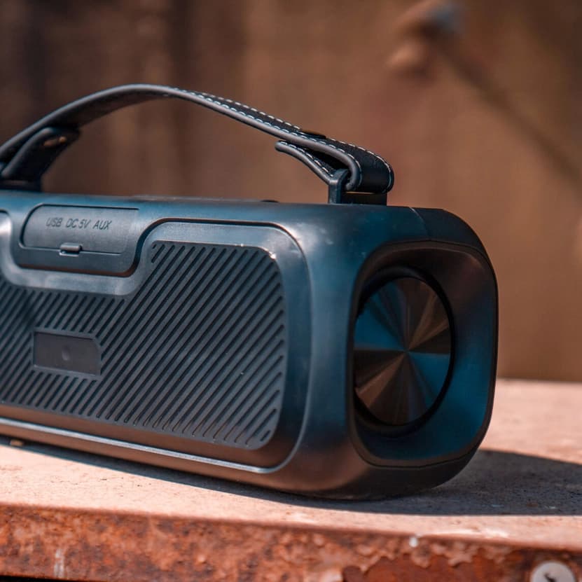 اسپیکر بلوتوثی قابل حمل ساندتک پرودو مدل Soul ا Porodo SOUL Soundtec Basic Speaker with RGB – Black | جی بی جانبی — تصویر ۷