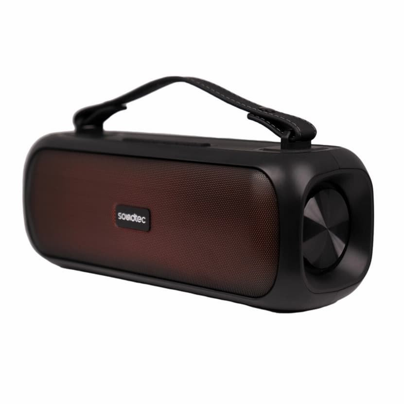 اسپیکر بلوتوثی قابل حمل ساندتک پرودو مدل Soul ا Porodo SOUL Soundtec Basic Speaker with RGB – Black | جی بی جانبی — تصویر ۲