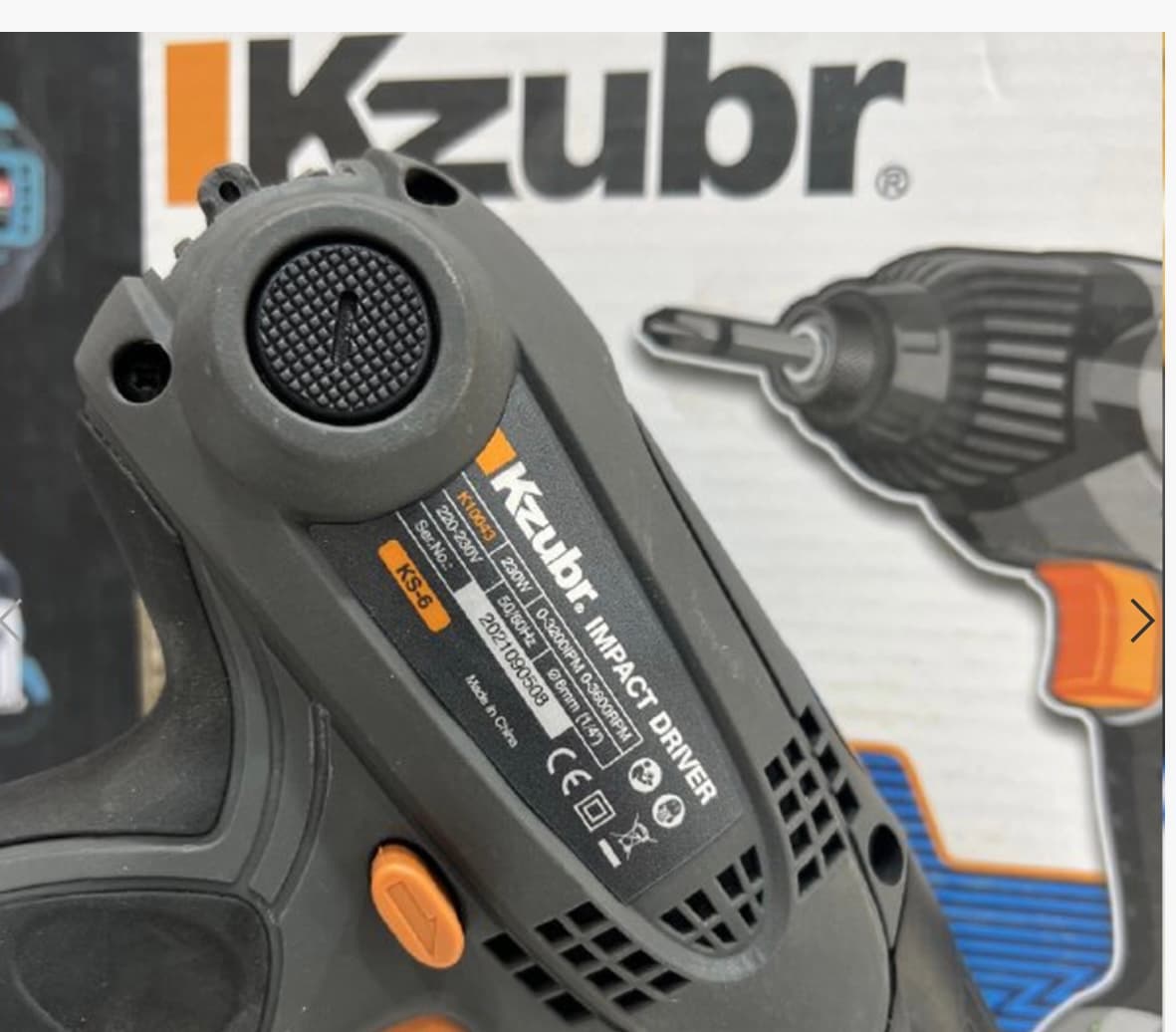 پیچ بند برقی تقه ای زوبر kzubr k10043 — تصویر ۶