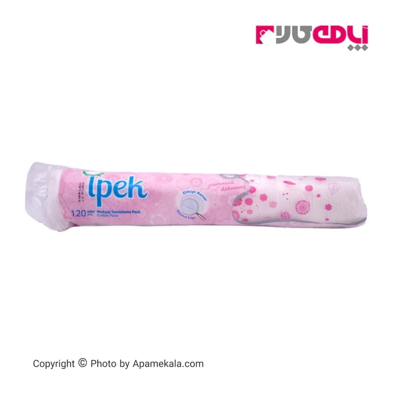 پد آرایش پاک کن پنبه ای ایپک ipek بسته 120 عددی