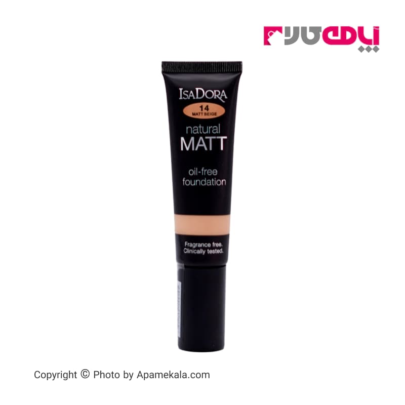 کرم پودر ایزادورا isadora مدل natural matt شماره 14