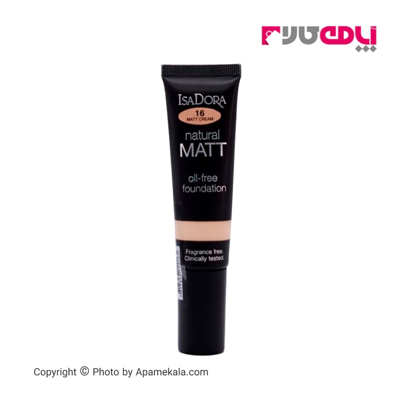 کرم پودر ایزادورا isadora مدل natural matt شماره 16