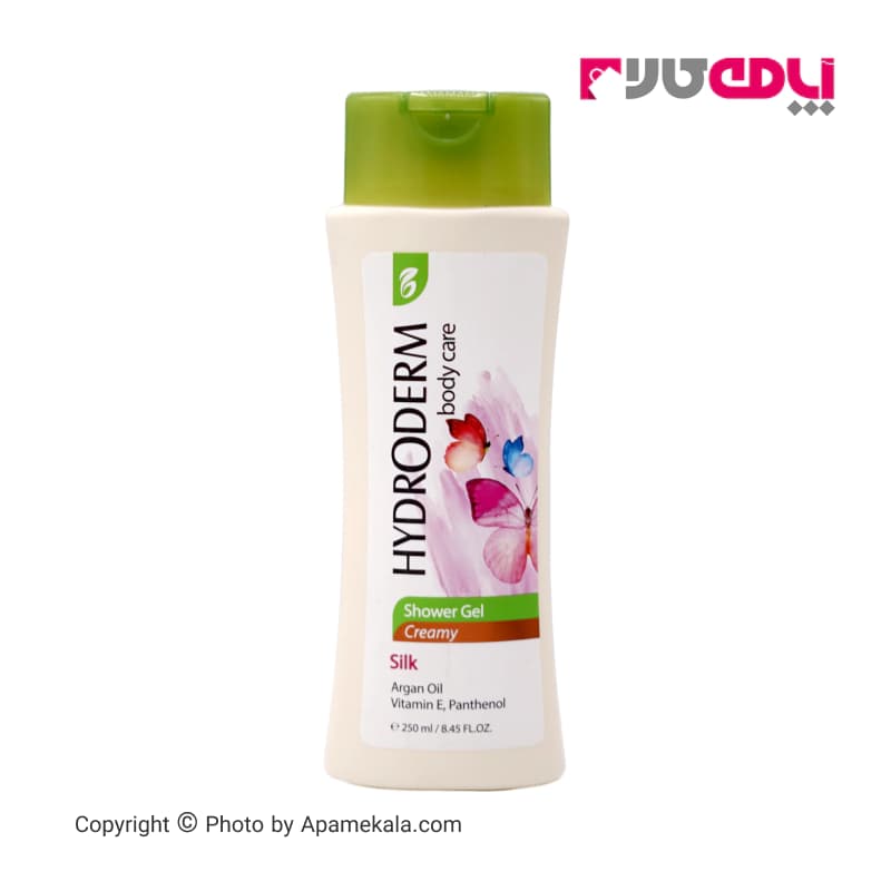 شامپو بدن کرمی هیدرودرم hydroderm با رایحه ابریشم سفید حجم 250 میل