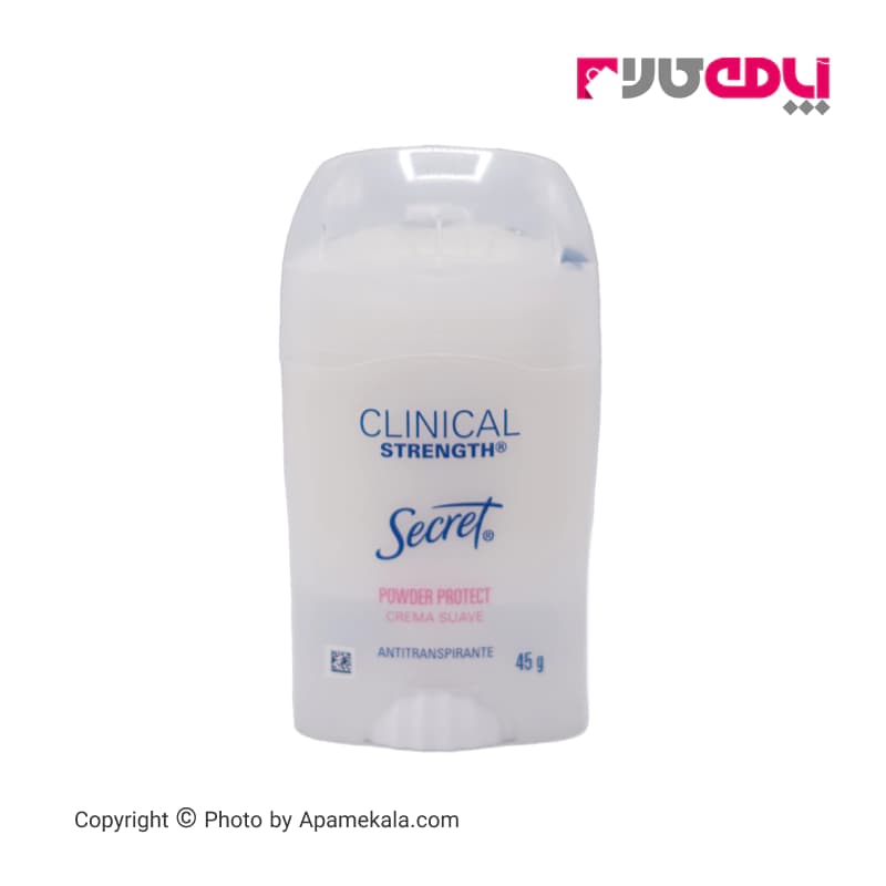 استیک ضد تعریق زنانه سکرت مدل clinical powder protection وزن 45 گرم