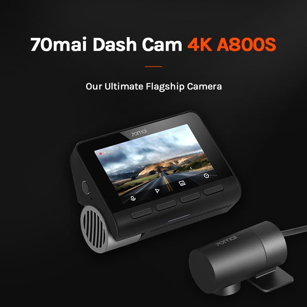 دوربين ماشين شیائومی مدل 70mai Dash Cam 4k A800s — تصویر ۵