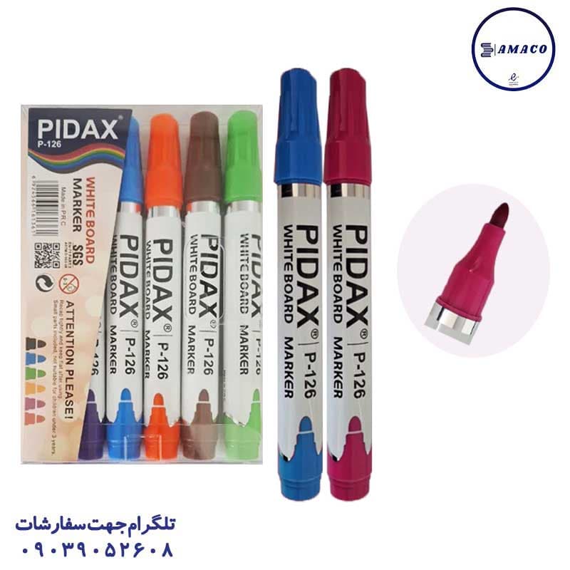پیداکس – ماژیک وایت برد 6 رنگ طلقی کد 126