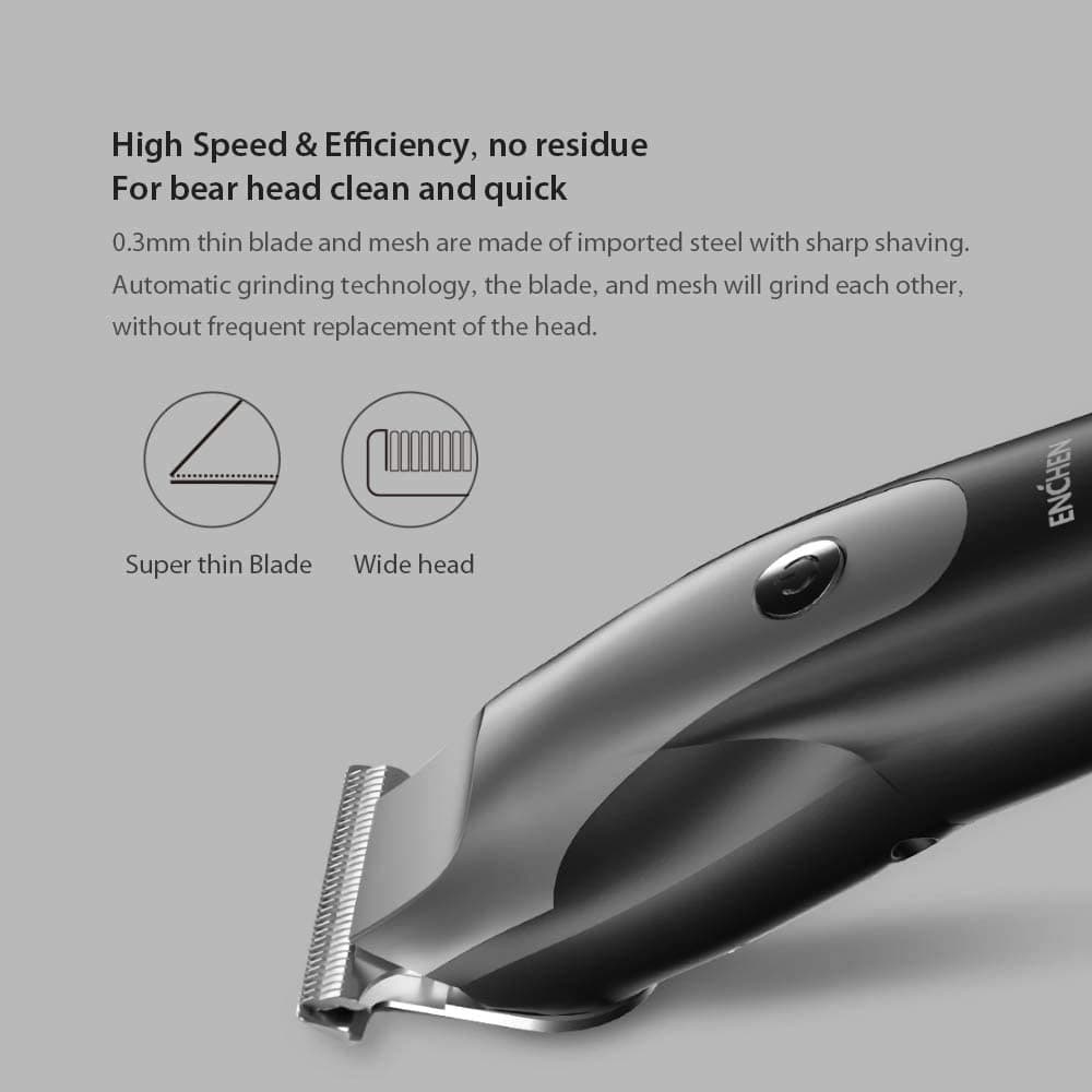 ماشين اصلاح صورت و موی سر شيائومی مدل ENCHEN Hummingbird Electric Hair Clipper — تصویر ۲