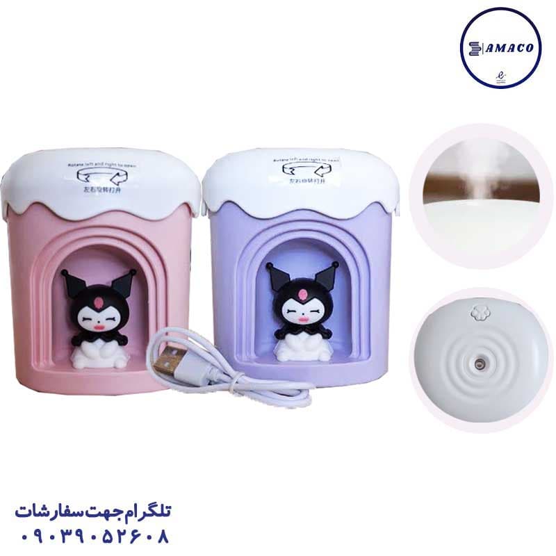 دستگاه بخور عروسکی کرومی کد 004