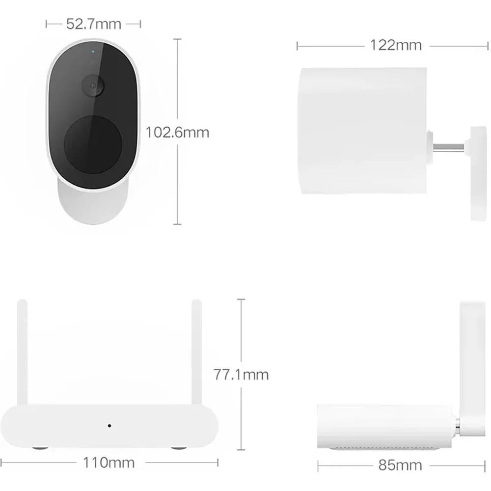 دوربین‌ مدار بسته شیائومی مدل Mi Wireless Outdoor Security Camera MWC14 — تصویر ۳
