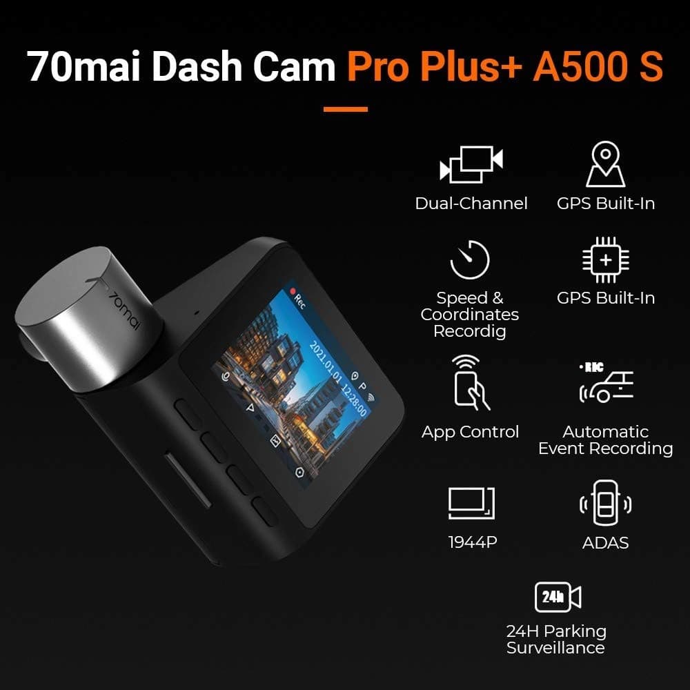 دوربین خودرو شیائومی مدل Xiaomi 70mai Dash Cam Pro Plus A500S — تصویر ۳
